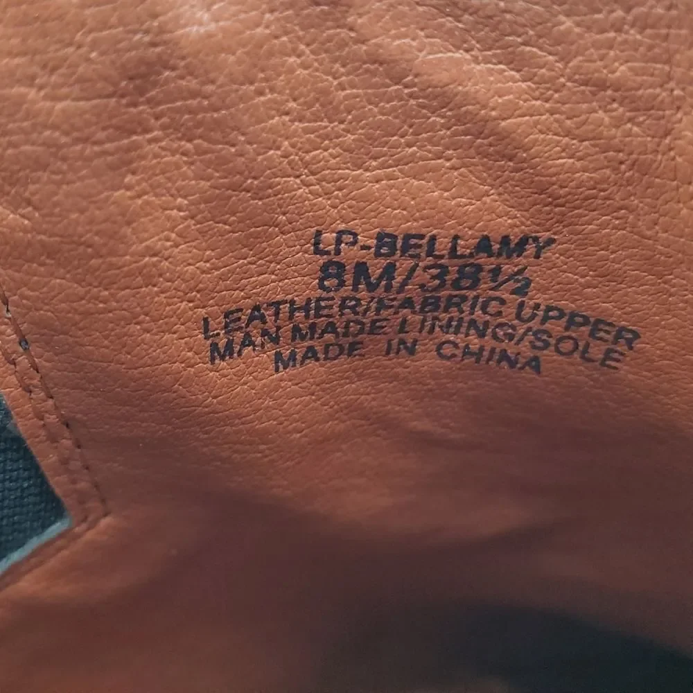 Lucky Brand Bellamy Black Suede Pull-On Almond-Toe Low Block Heel Ankle Boots